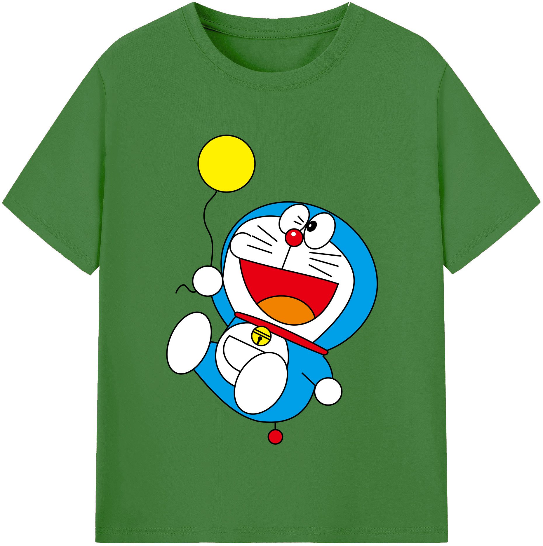 （画像用） ドラえもん Doraemon レディースカジュアルプリントTシャツ（綿100％）